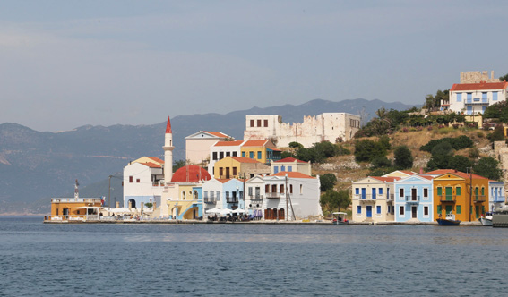 Meis harbour, tiny Greek island off Kas