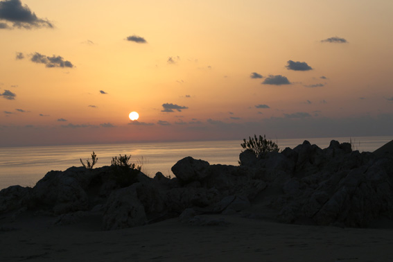 Sunset at Patara beach